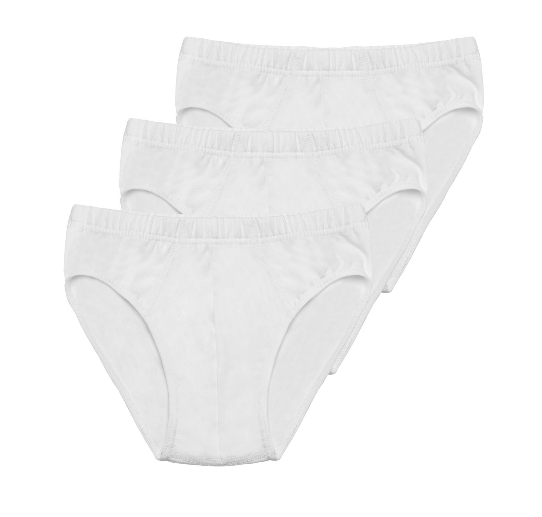 HAASIS Bodywear 1919 Slip 55350263-weiß (Packung, 3-St., 3er Pack) hochwertiger Mädchen Unterhemden in optimaler Passform