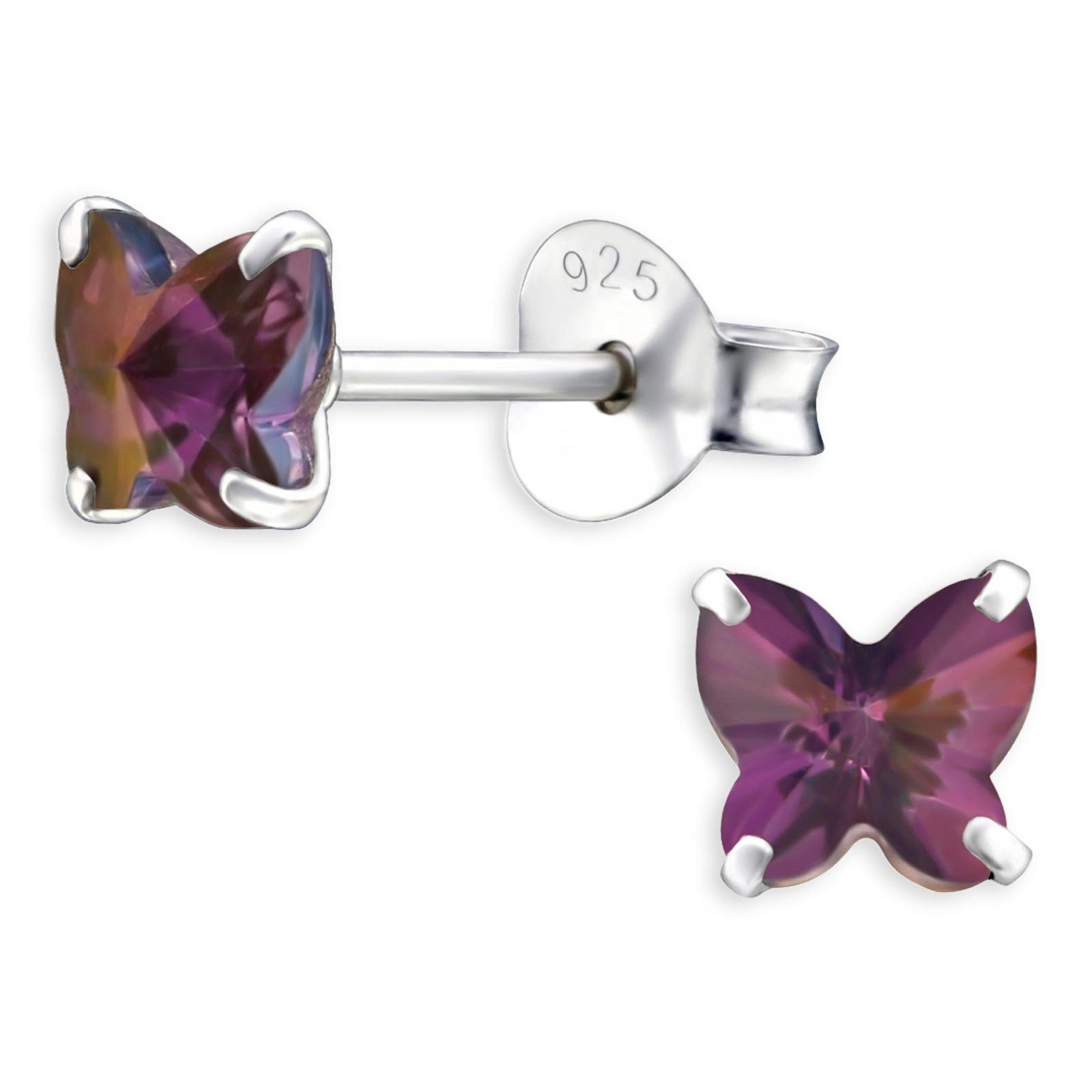 Ohrring-Set Schmetterling Kinder Ohrringe aus 925 Silber