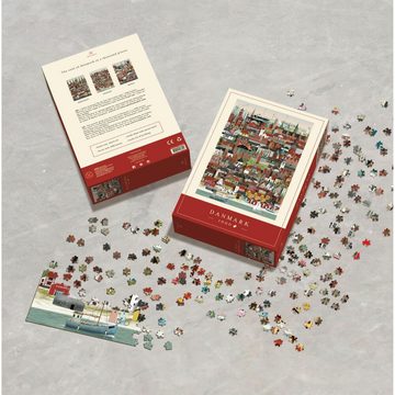 Martin Schwartz Puzzle Dänemark / Danmark 50 x 70, 1000 Puzzleteile