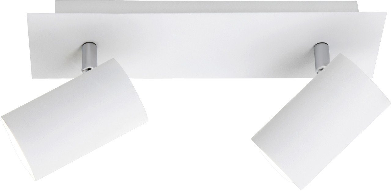 TRIO Leuchten LED Deckenstrahler Trio Leuchten 2er Spot Marley GU10, weiß matt, Ohne Leuchtmittel, Dimmbar nicht Smart Home-fähig ohne Bewegungsmelder