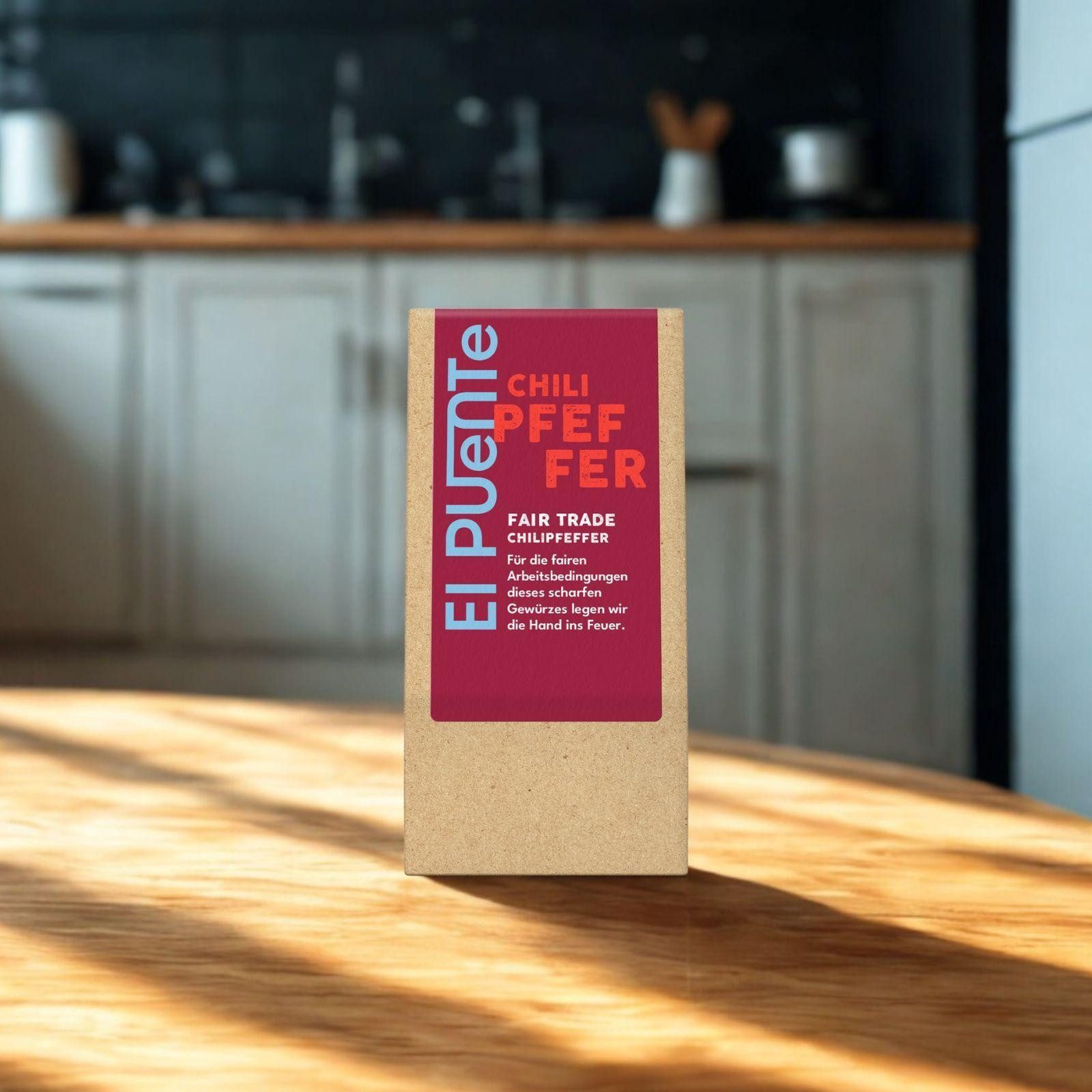 El Puente Gewürz Chili Pfeffer Scharfe Gewürzmischung, Fair Trade, Vegan, Glutenfrei, Fair Trade
