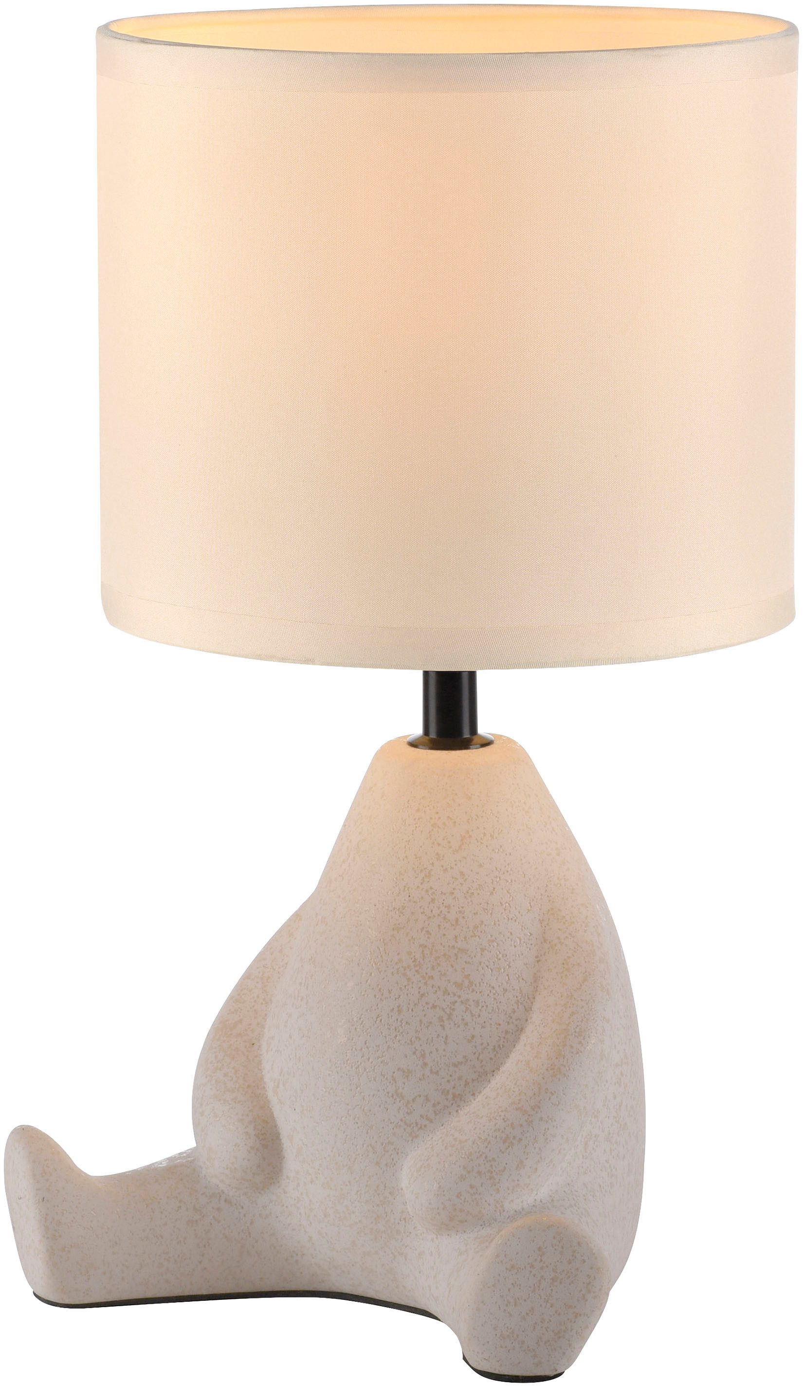JUST LIGHT Tischleuchte TED, Ein-/Ausschalter, Leuchtmittel wechselbar, Warmweiß, Schalter, Schnurschalter, ExklusiveE27