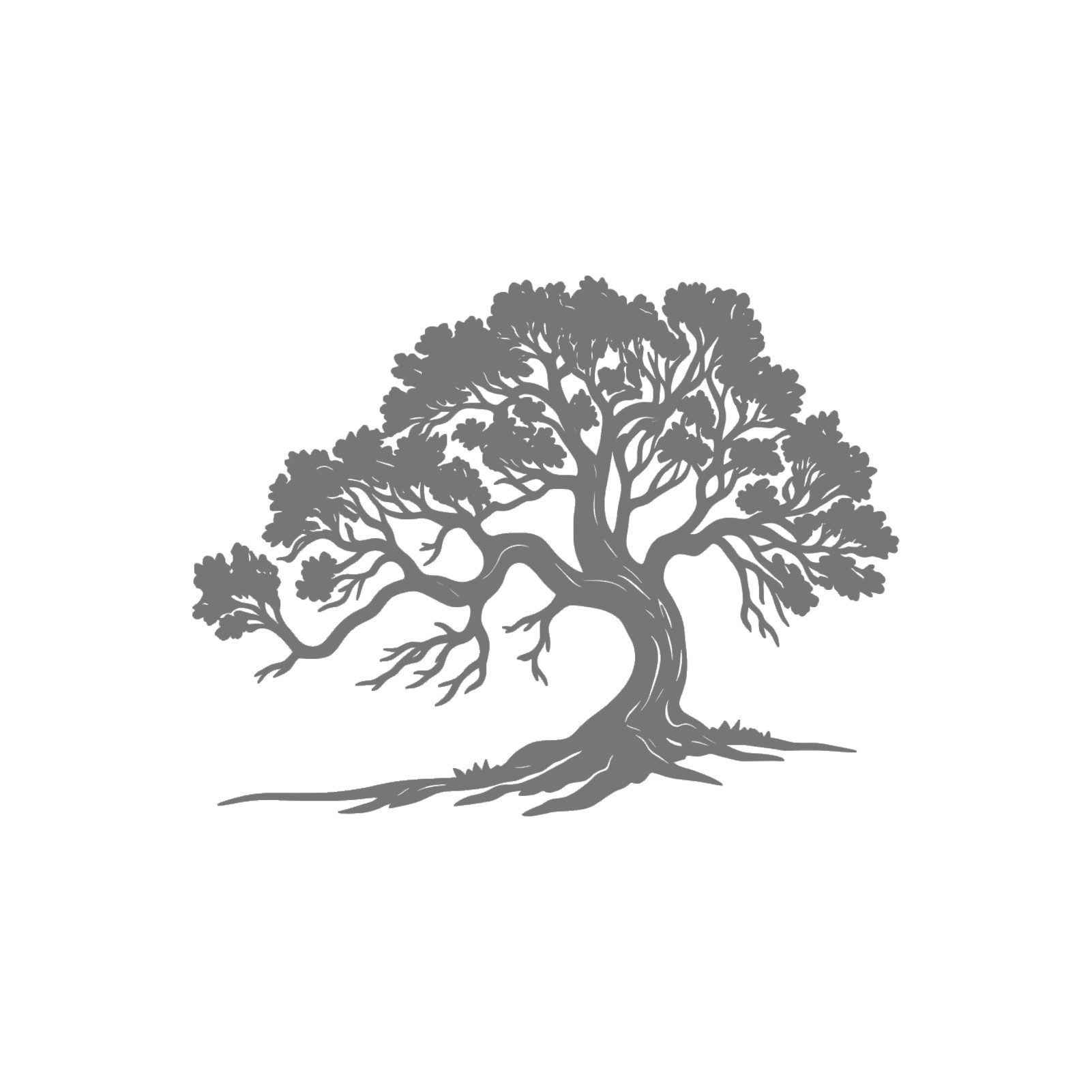 Jumpeak Wanddekoobjekt Lebensbaum Wanddekoration, Eiche, Unendliches Leben, Kraft, Linienkunst, Metall, 4 Farben, 2 Größen, Wanddekoration für das Wohnzimmer,Ruhe