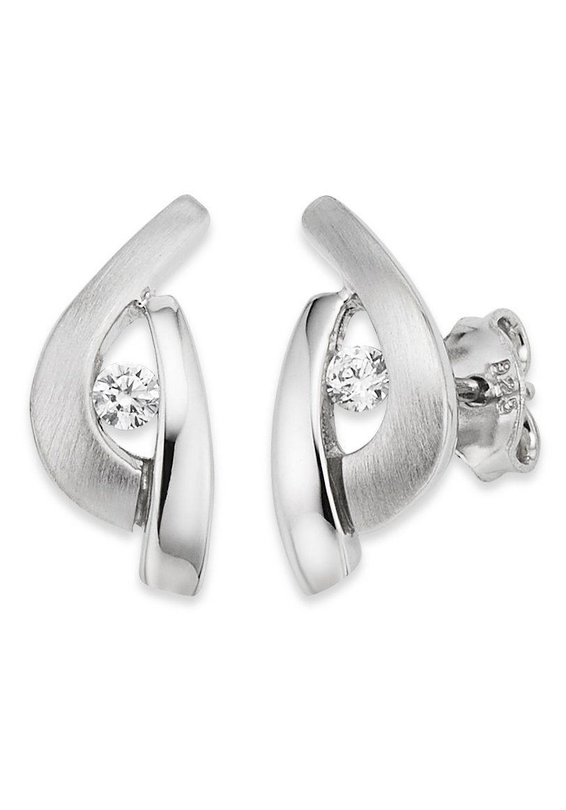 Bruno Banani Paar Ohrstecker Schmuck Geschenk Silber 925 Ohrschmuck Ohrringe, mit Zirkonia (synth)
