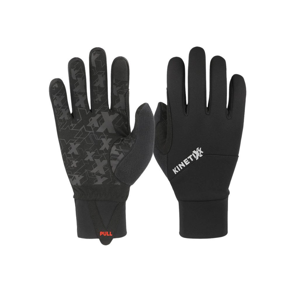 Kinetixx Langlaufhandschuhe Warmer Langlaufhandschuh Nestor, KinetiXx (in schwarz) Anatomische Passform, Grip, Atmungsaktiv, Kälteschutz, Winddicht