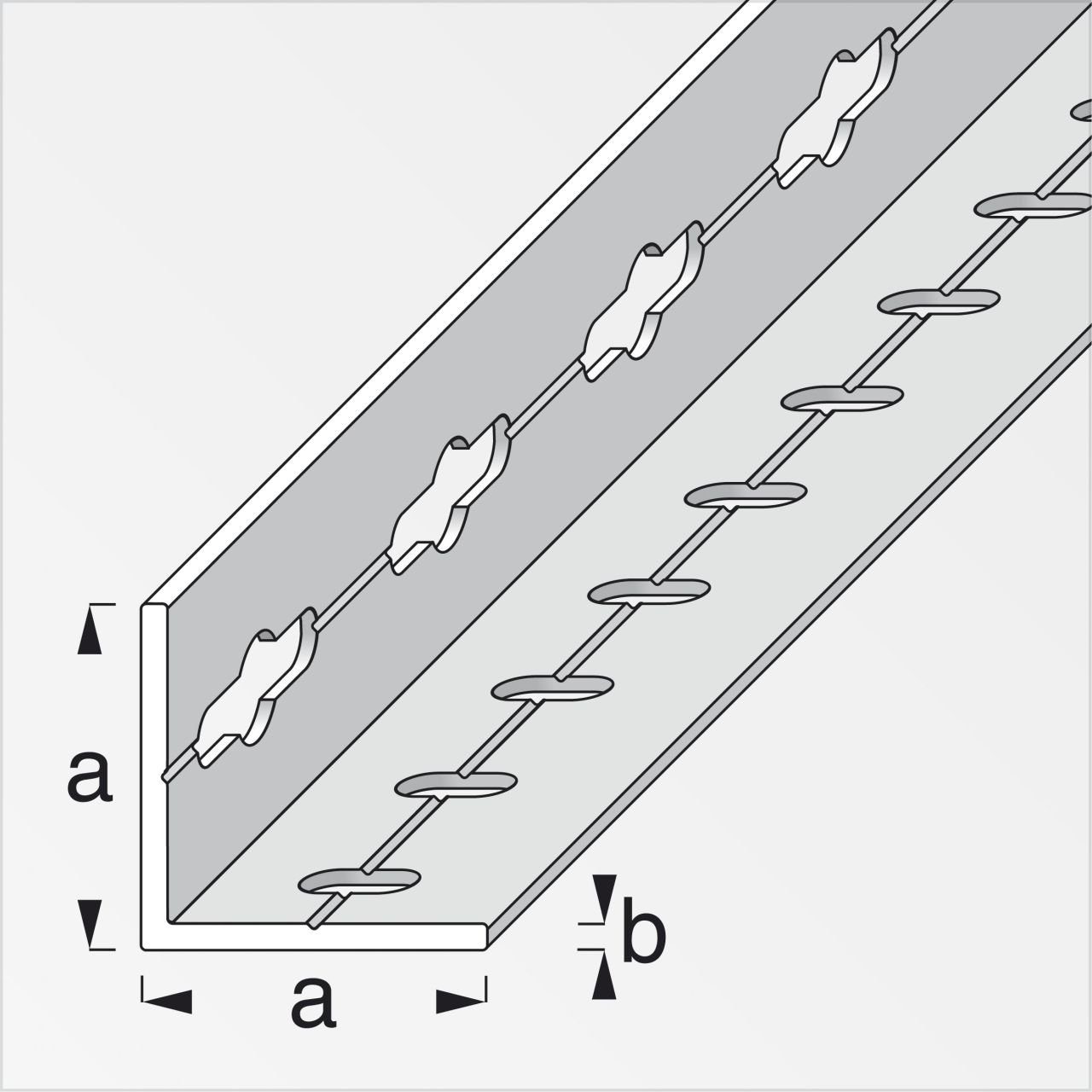 Aluminium eloxiert x mm 1.5 Winkel 1 Winkelverbinder m, 23.5 alfer alfer