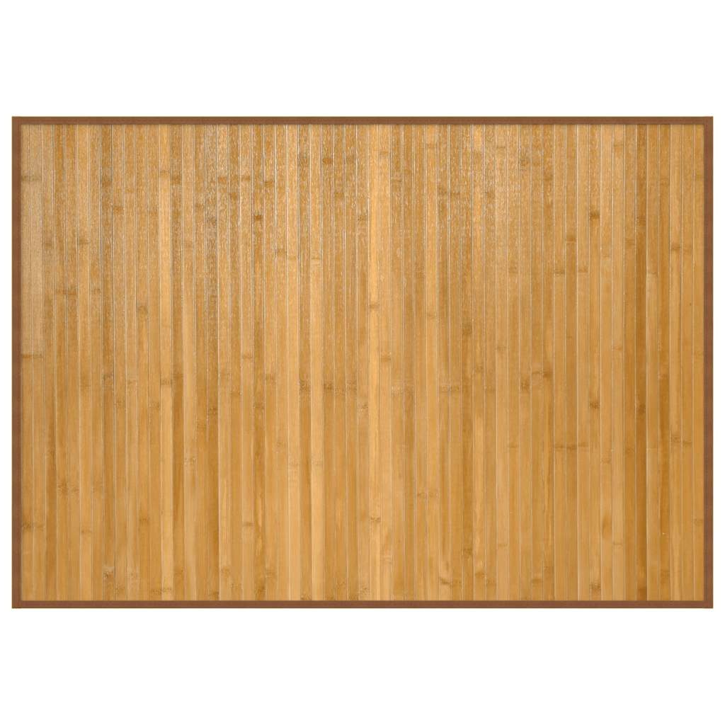vidaXL Teppich Teppich Rechteckig Natur 70x100 cm Bambus, Rechteckig