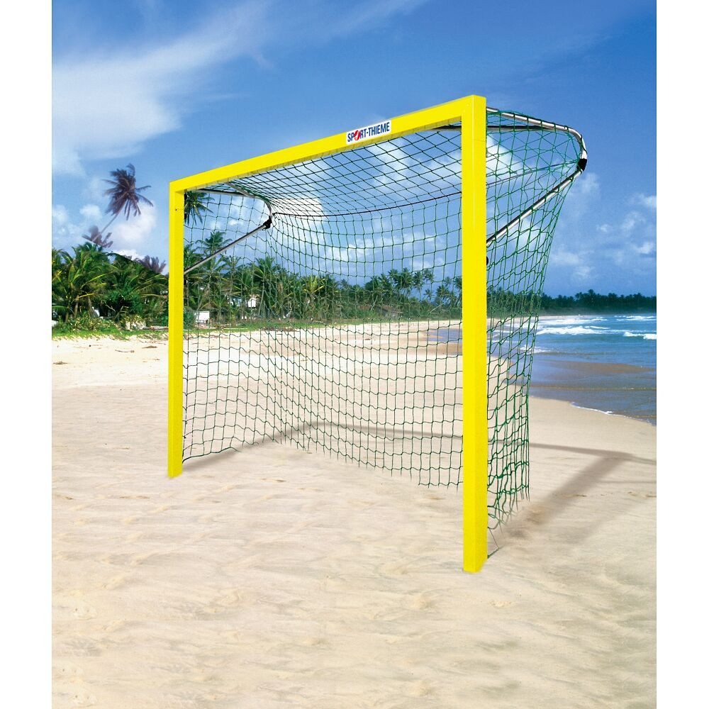 Sport-Thieme Beachball Beachhandball-Tor, Komplett mit Spezialbodenhülsen zum Eingraben