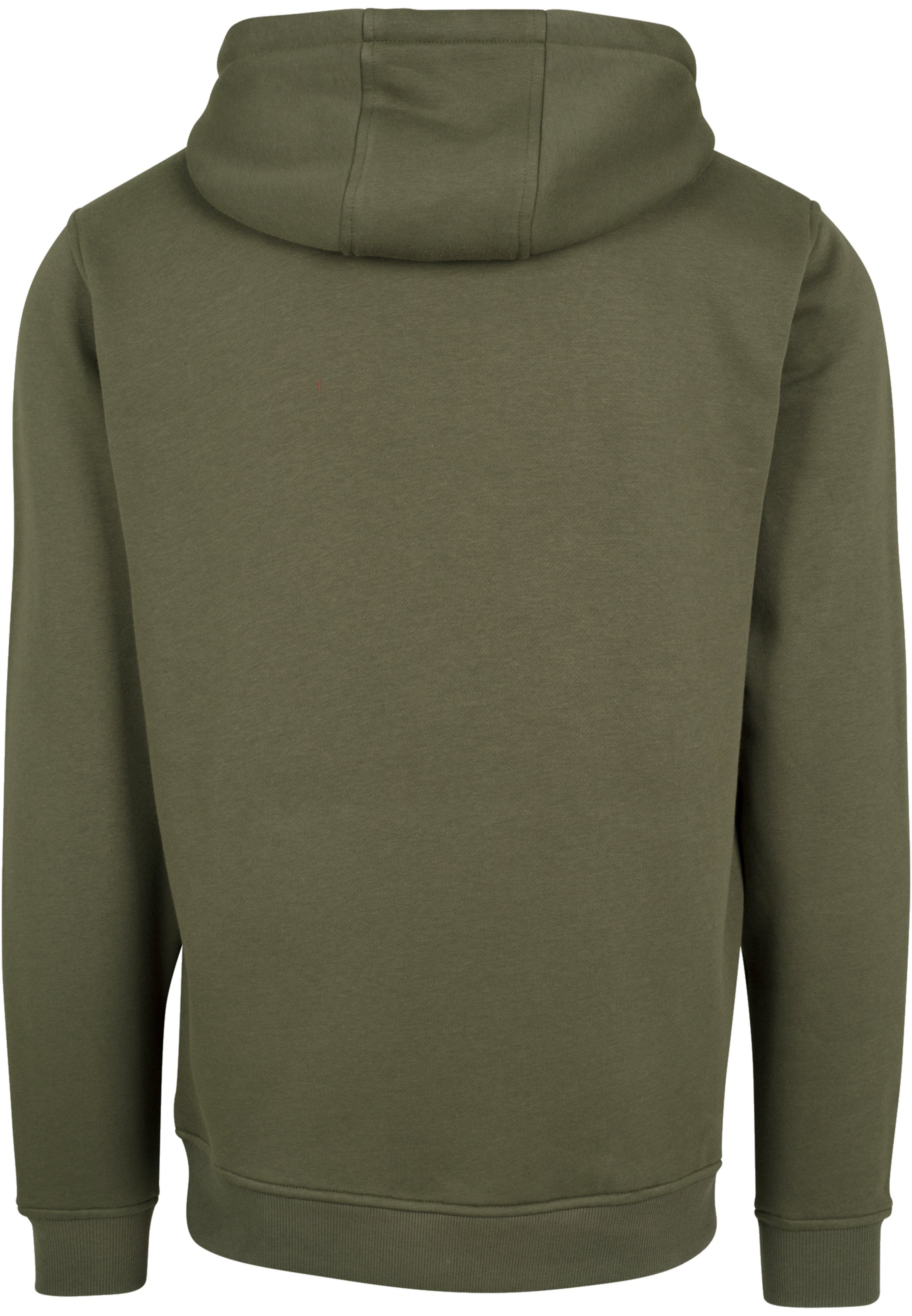 Baddery Kapuzenpullover Hoodie Kletter Alpen hochwertiger Siebdruck Wandern : - Kleidung Olive