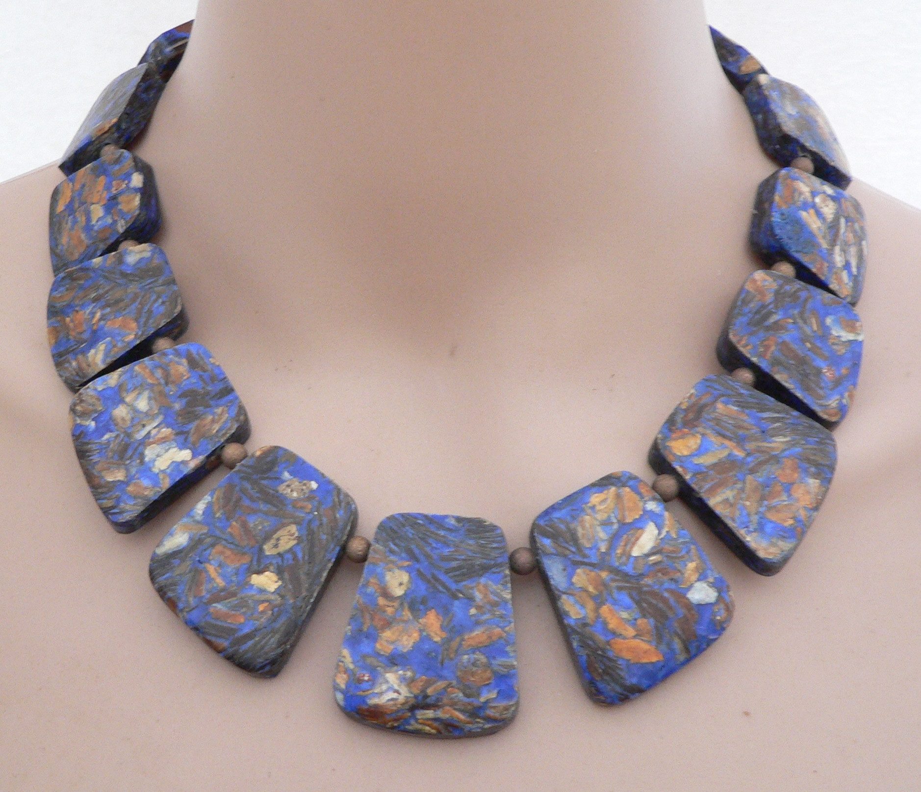 traumschmuck Collier 197b Halskette Statement Edelstein Bonzit Sediment Jas günstig online kaufen