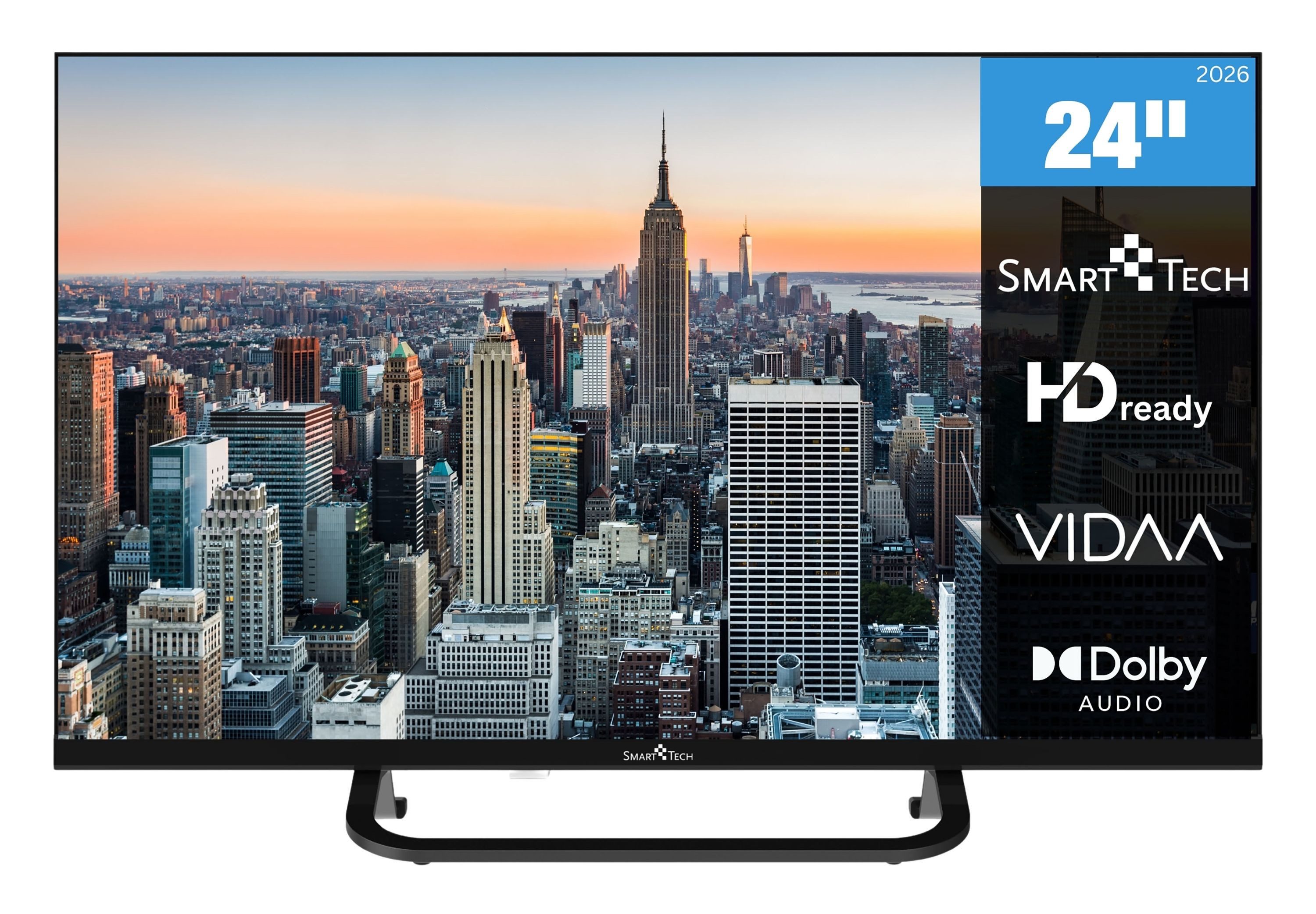 Smart Tech 24HV02V LED-Fernseher (60 cm/24 Zoll, HD-ready, VIDAA Smart TV, VIDAA Smart TV, Triple-Tuner)