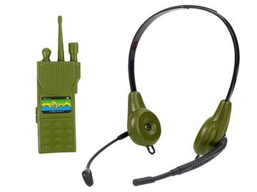 LEAN Toys Wasserpistole Armee Set Gewehr Messer Fernglas Kopfhörer Pfeife Kurzwellenradio Gun