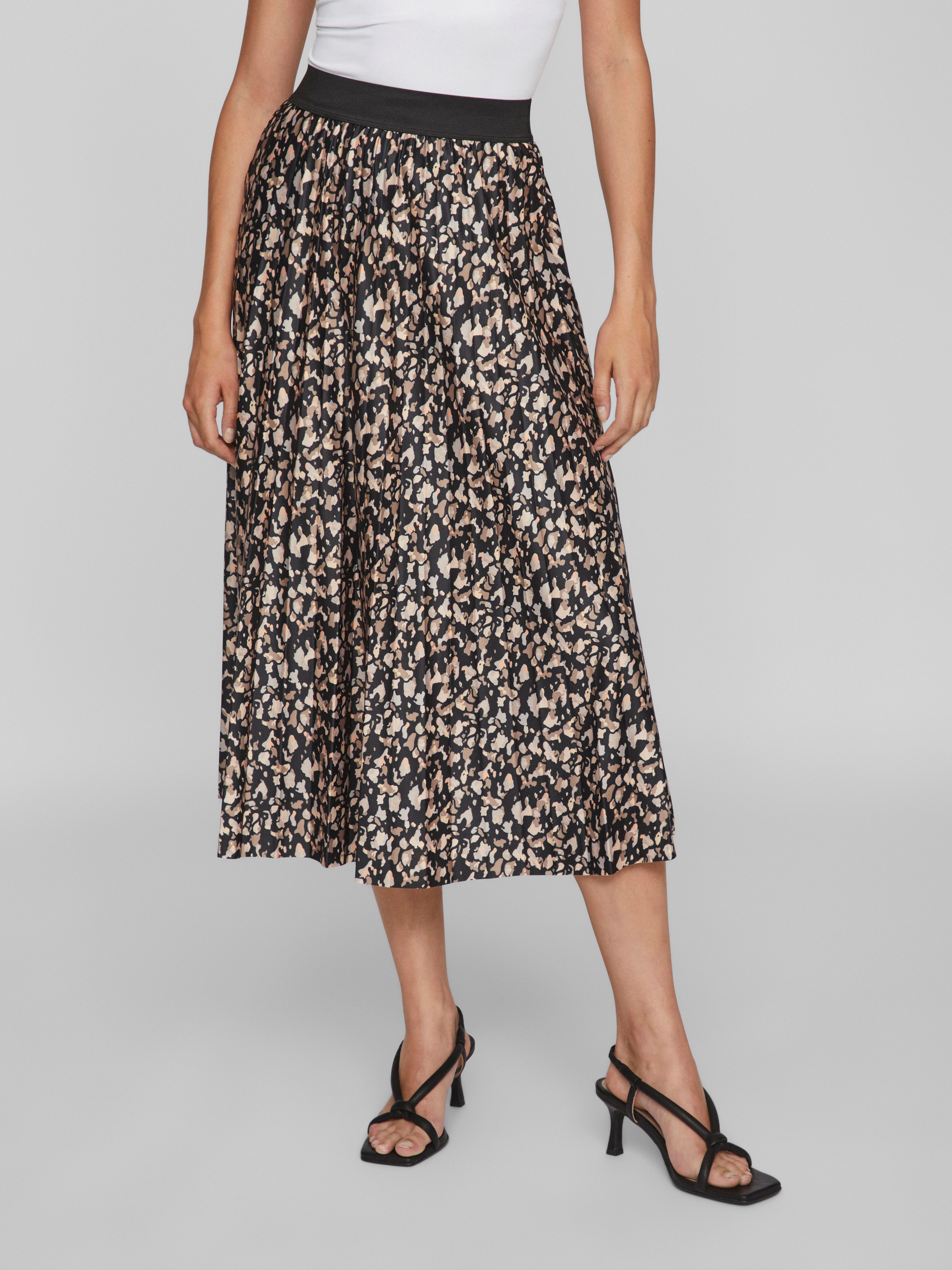 Vila Plisseerock VINITBAN PRINT SKIRT - günstig online kaufen
