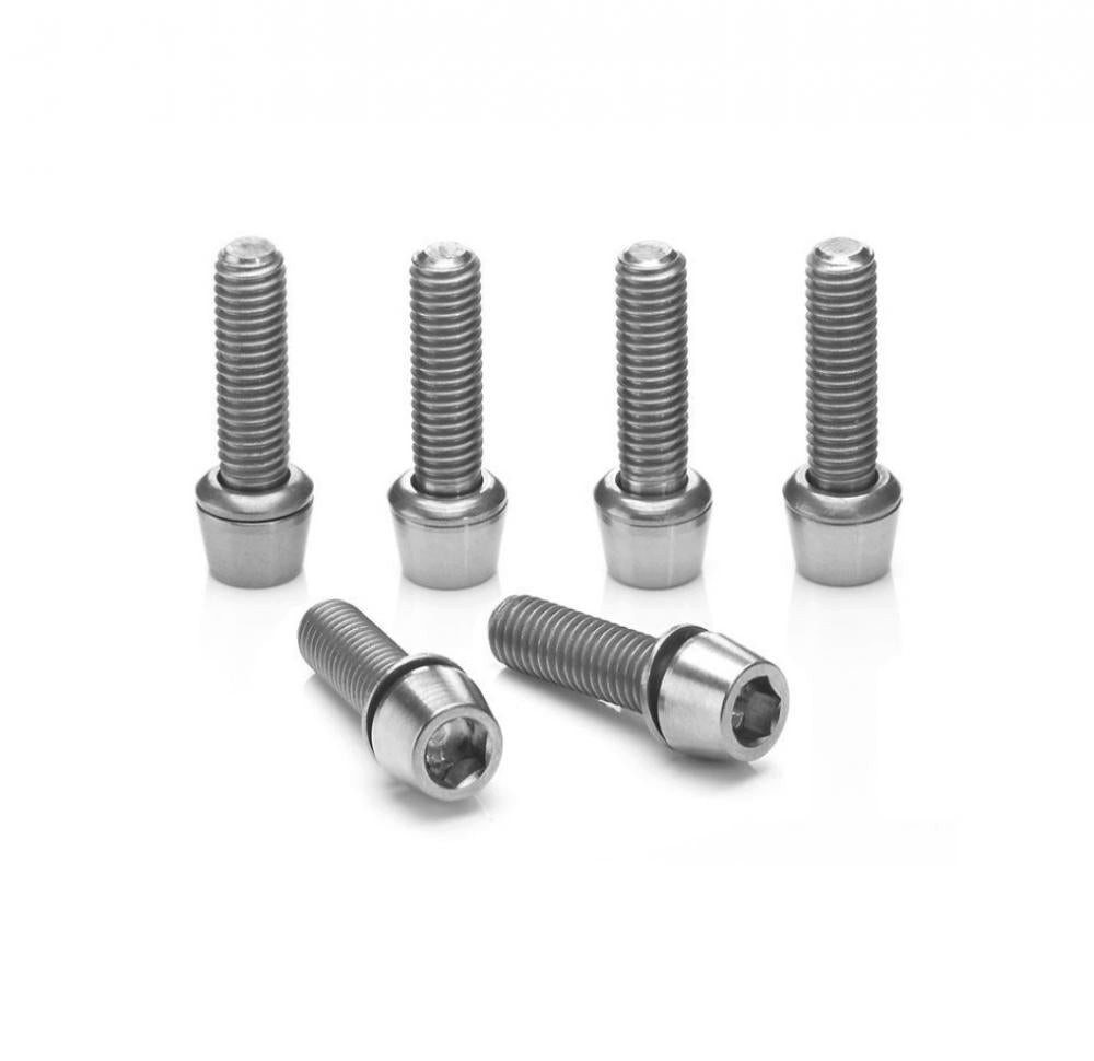 Ritchey Lenkervorbau Ritchey WCS-Comp 4Axis Vorbauschrauben, 6 Stück, Edelstahl, silber, ko