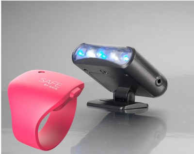 Luna24 simply great ideas... Alarm-Armband Safe by GAIA pink und TV-Simulator im Set Alarmanlage (Sicherheit)