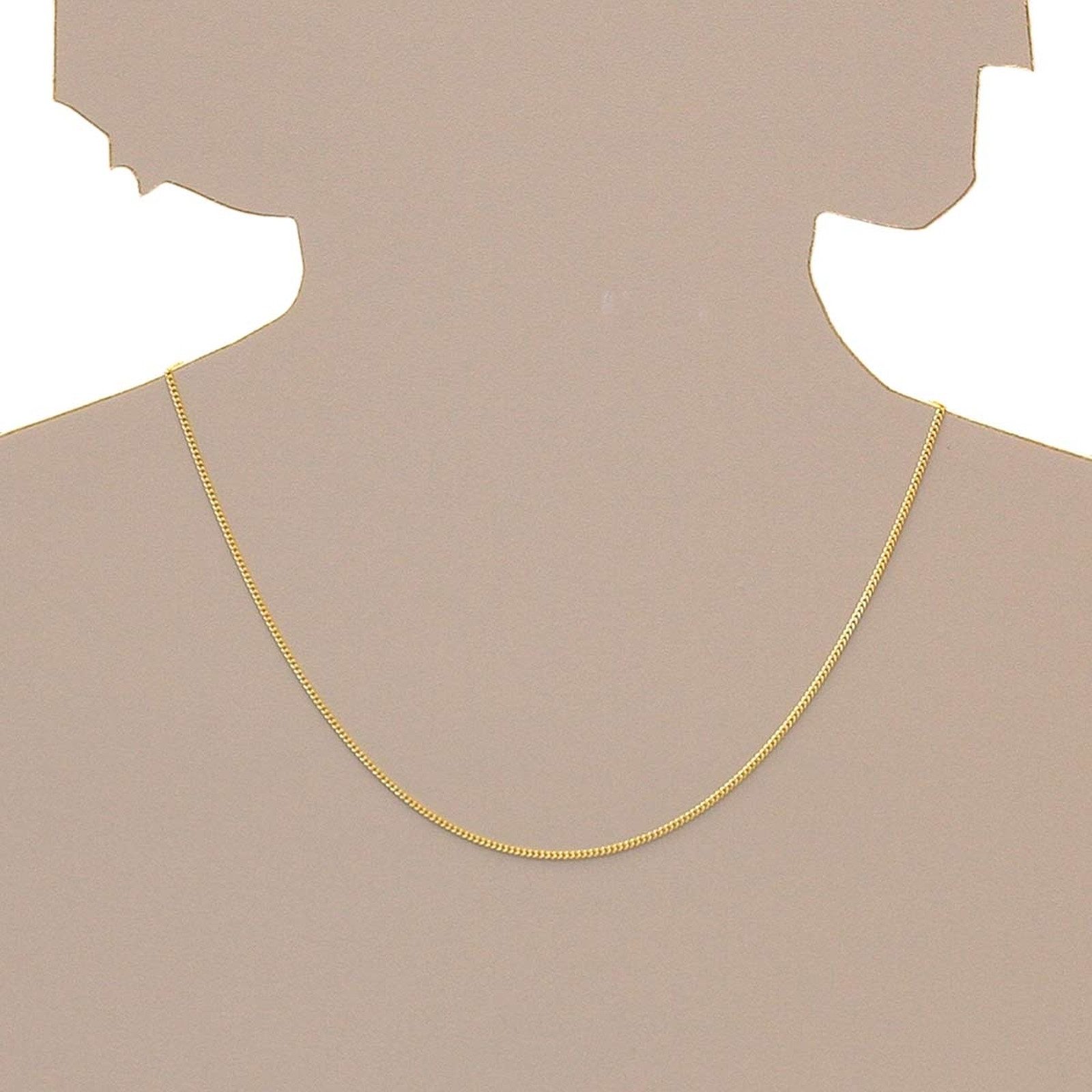 OSTSEE-SCHMUCK Silberkette Ostsee-Schmuck Kette Panzer diamantiert 1,3 mm breit (1-tlg) – Bild 3 von 4
