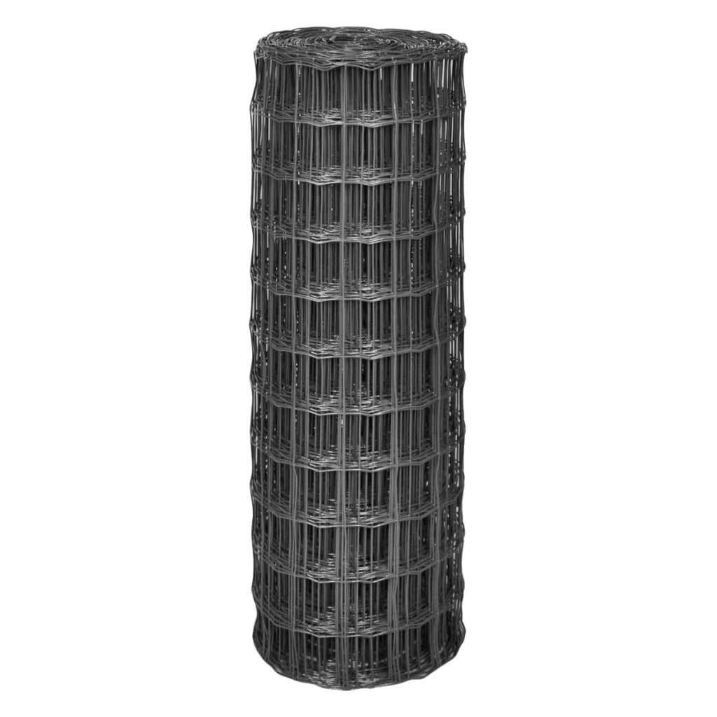 vidaXL Gartenzaun Eurozaun Stahl 10 x günstig online kaufen