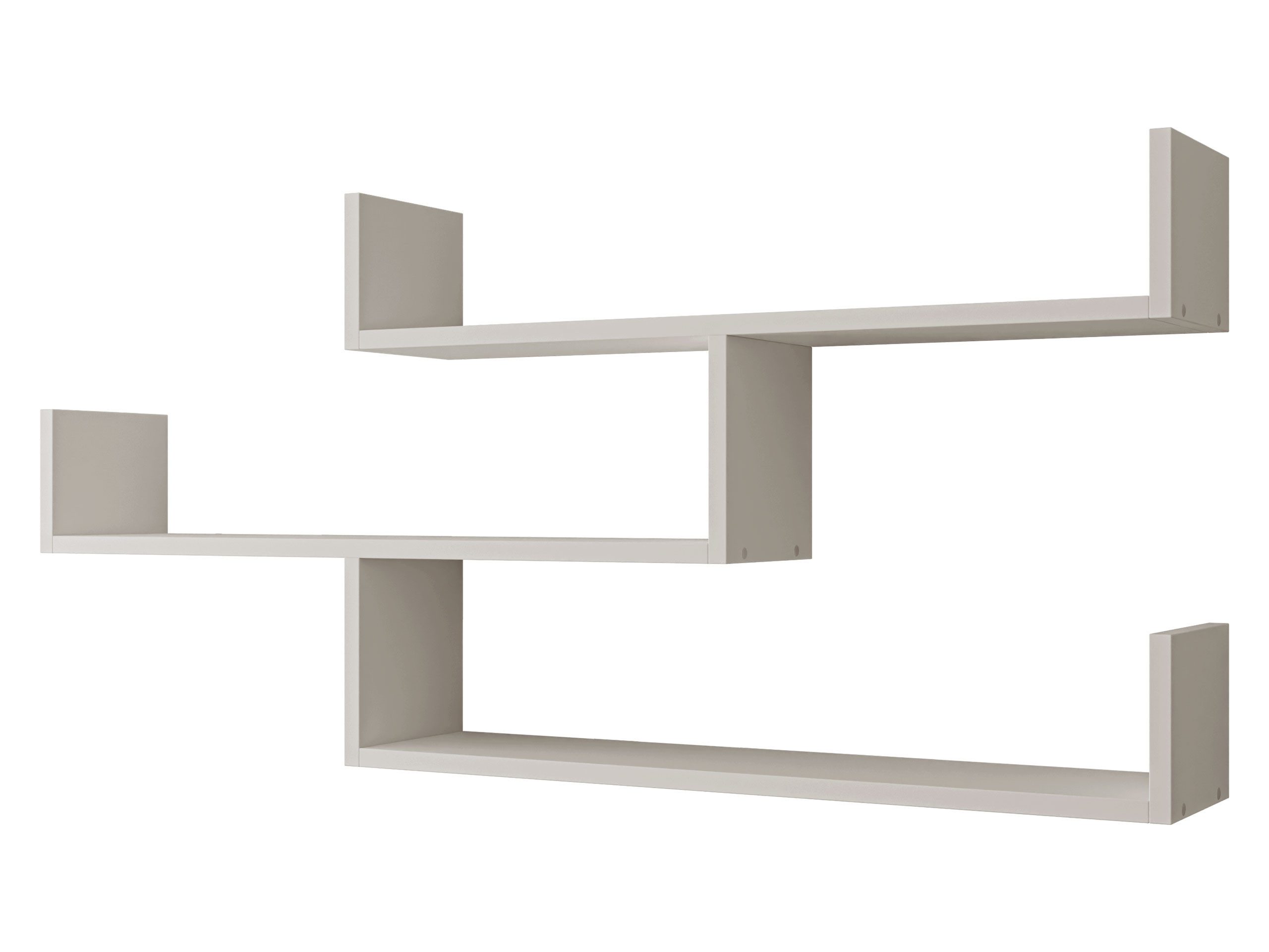 MIRJAN24 Wandregal Trio 003, 119x18x55 cm, mit Haken zum Aufhängen