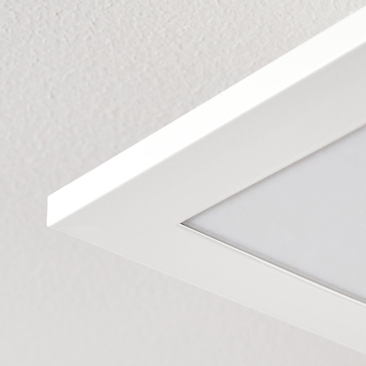 hofstein Panel moderne Panel, Deckenpanel »Posmon« LED Kelvin, aus Kunststoff Lumen, 3000 rechteckiges in Weiß, Deckenpanel 4000