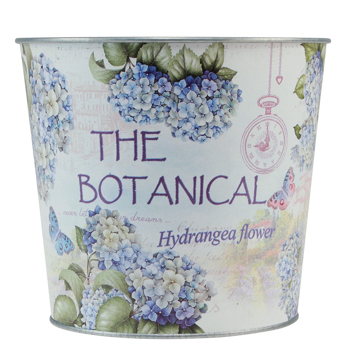 Viana Übertopf Übertopf Hortensien Metall Blumentopf günstig online kaufen
