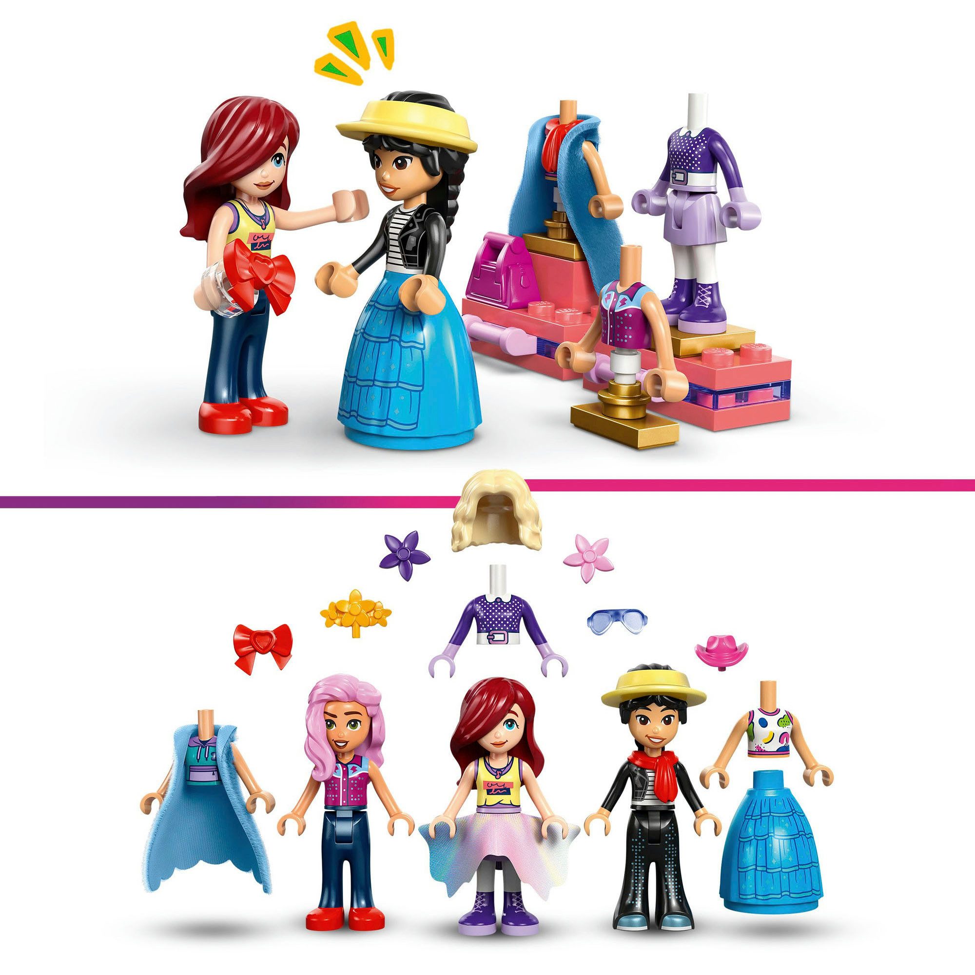 LEGO® Modeschau in Heartlake City (42685), LEGO Friends Konstruktionsspielsteine, (410 St), Made in Europe – Bild 5 von 5