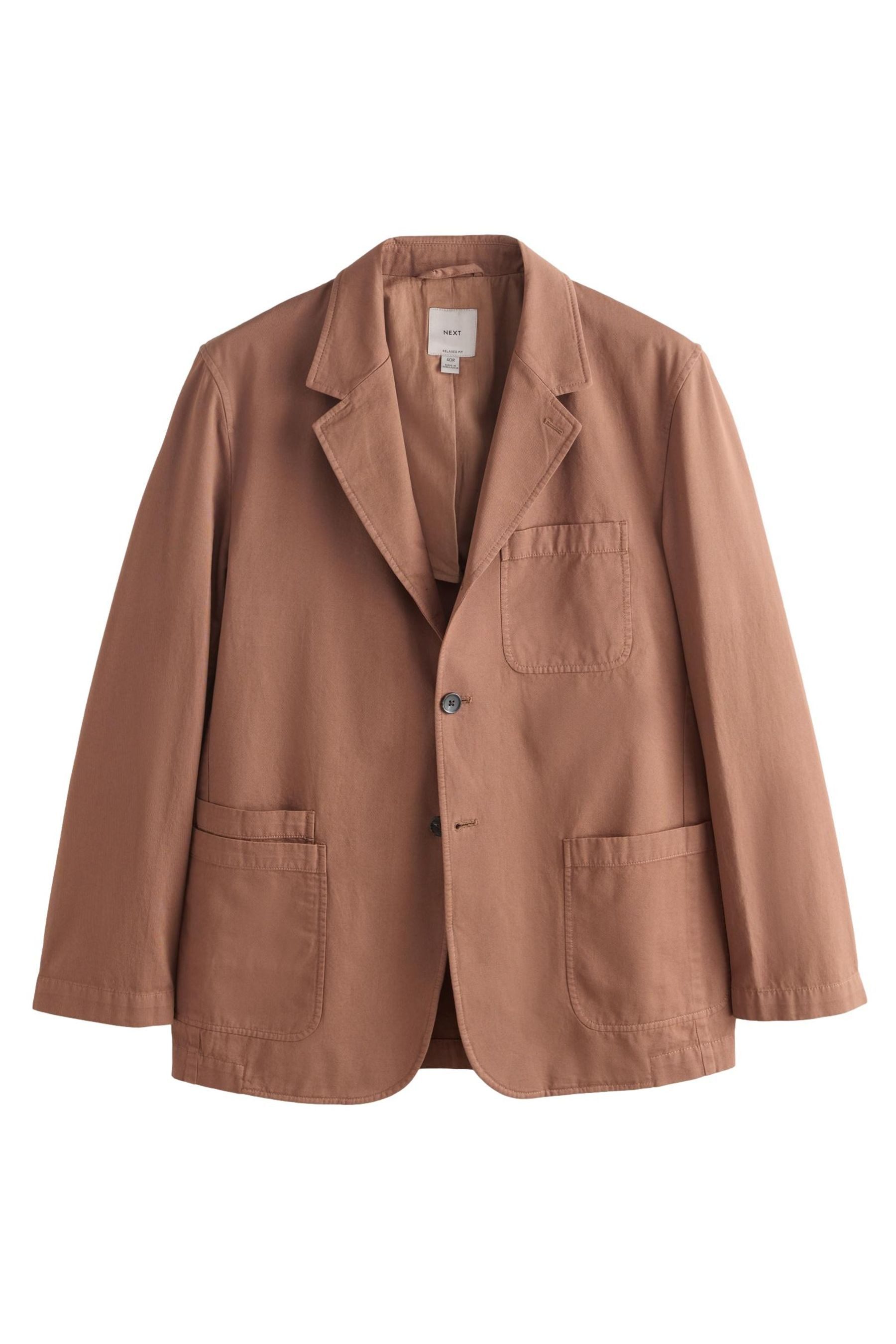 Next Jackenblazer Relaxed Fit Sakko mit Stückfärbung + Leinenanteil (1-tlg)