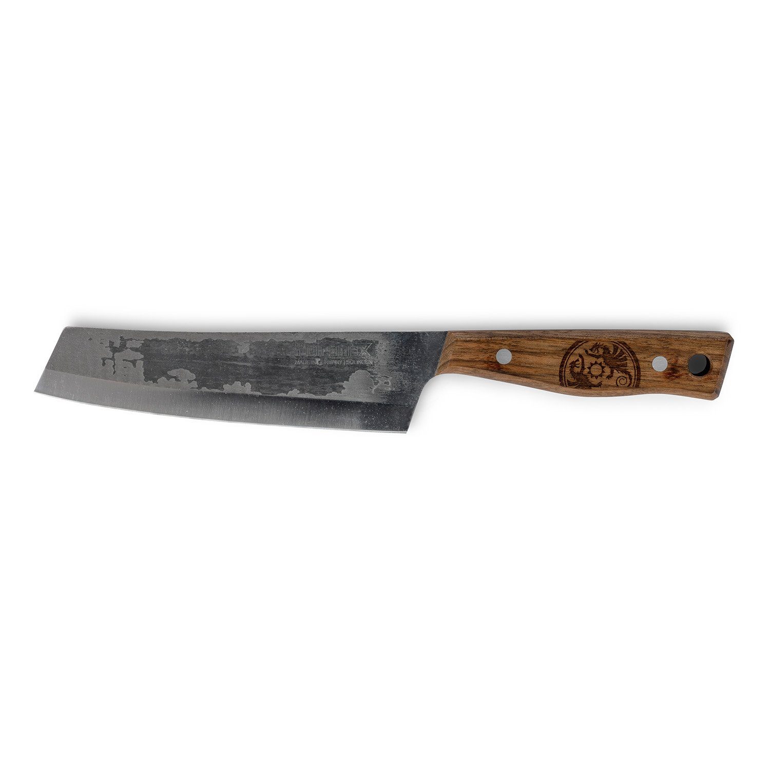 Petromax Kochmesser Kochmesser Solingen 31,5 cm Glattschliff Handabzug, Klinge 17 cm, langlebig, aus hochwertigen Klingenstahl