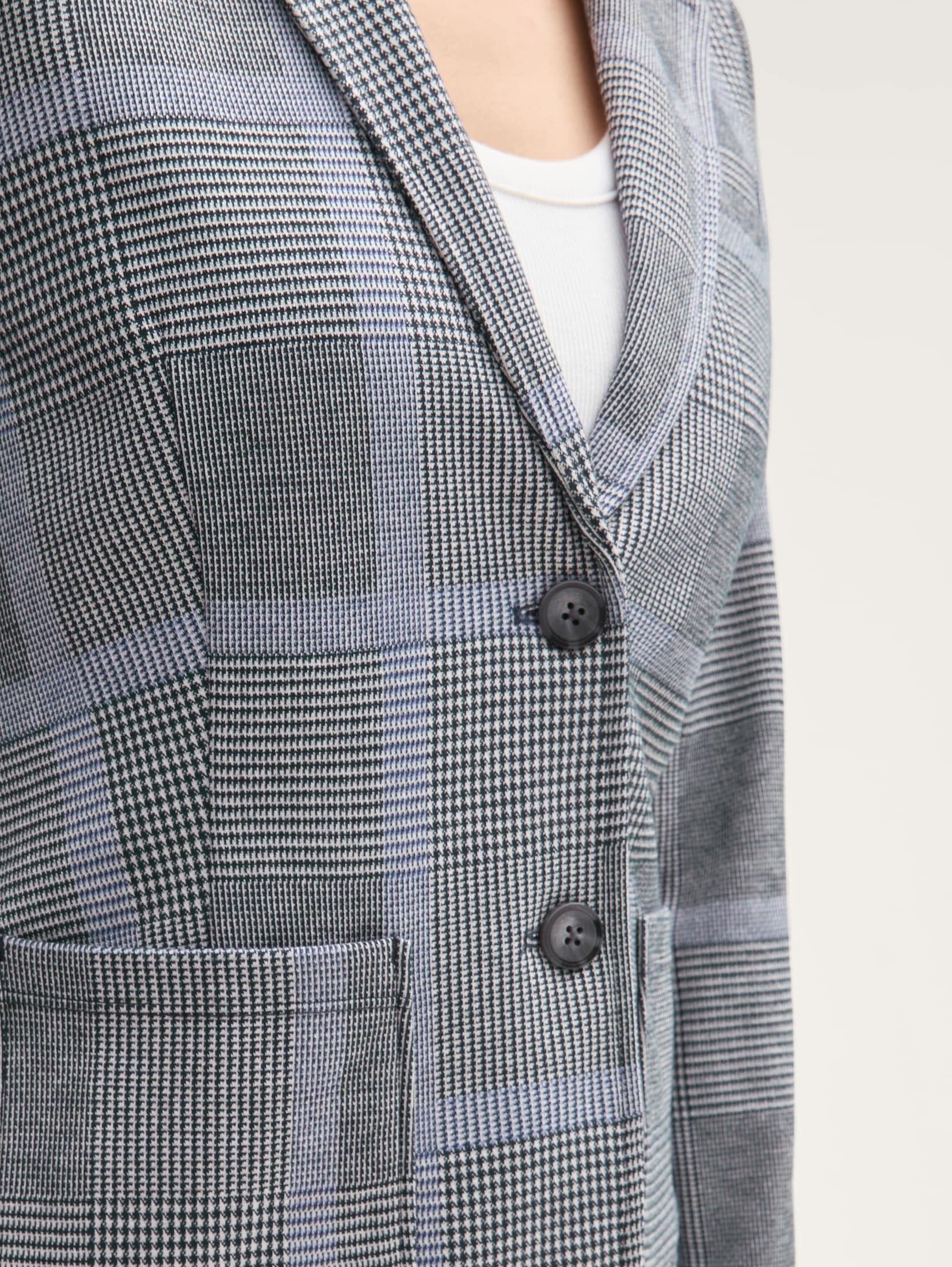 TOM TAILOR Jackenblazer Blazer Regular Fit Blazer im Karomuster