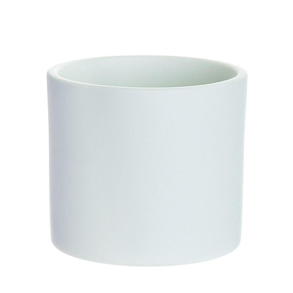 INNA-Glas Blumentopf ALFIRK, Keramik, sandstruktur, altweiß, 26 cm, Ø 28 cm