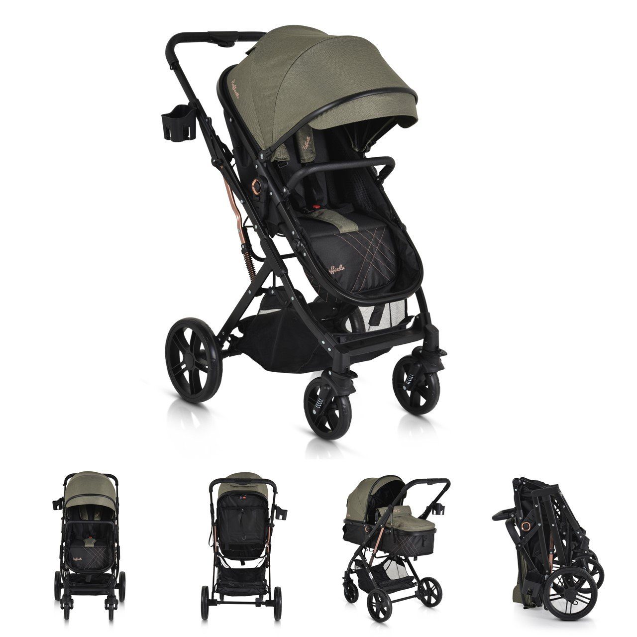 Kombi-Kinderwagen Kombikinderwagen Rafaello 2in1