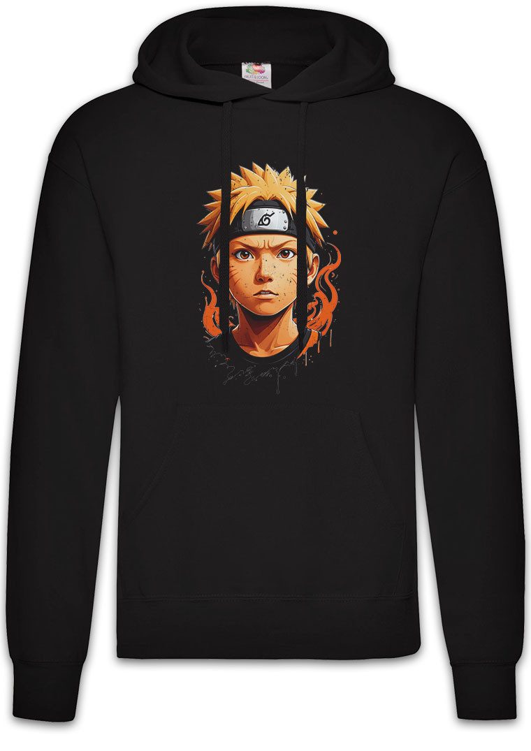 Hoodie Anime Ninja Portrait Herren Hoodie Shinobi System Naruto Dattebayo
