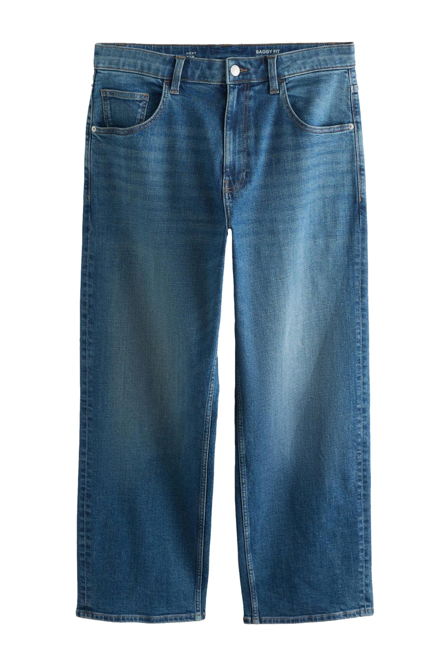 Next Weite Jeans Klassische Baggy Fit Stretch-Jeans (1-tlg)