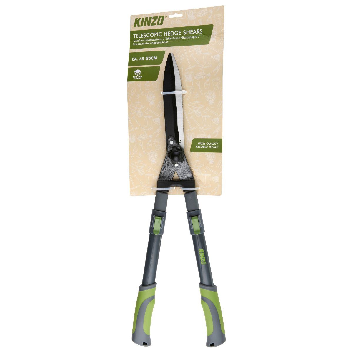 Kinzo Heckenschere Kinzo Teleskop-Heckenschere 65-85 cm