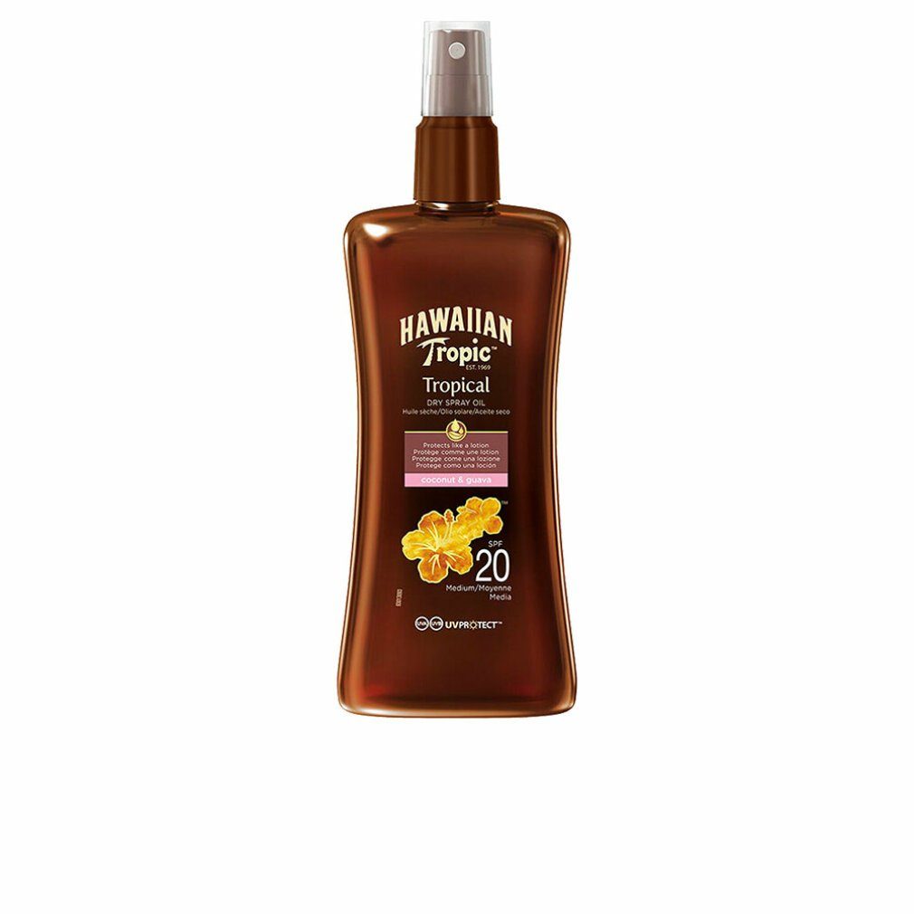 Hawaiian Tropic Deo-Roller Protective Dry Spray Oil Spf20 Medium 200ml