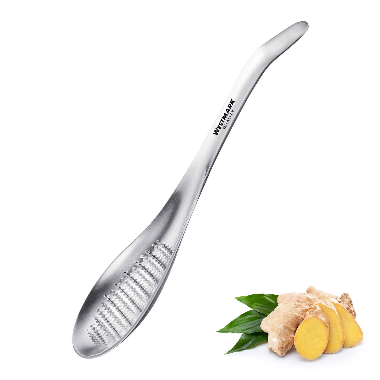 WESTMARK Gemüsehobel Löffel- / Ingwerreibe aus rostfreiem Edelstahl, 18,3 x 4,2 cm, Edelstahl