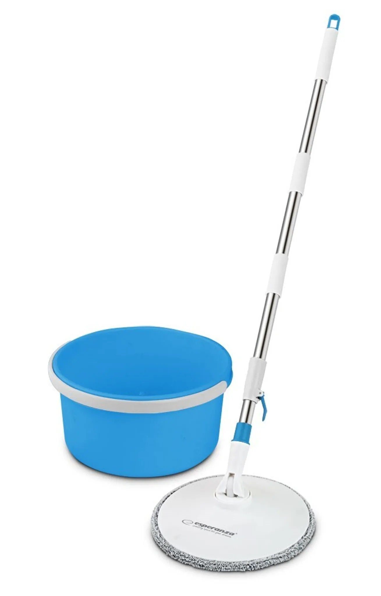 Wischmopp 360° Spin Mopp Wischmopp Set mit Eimer Mikrofaser rotierende