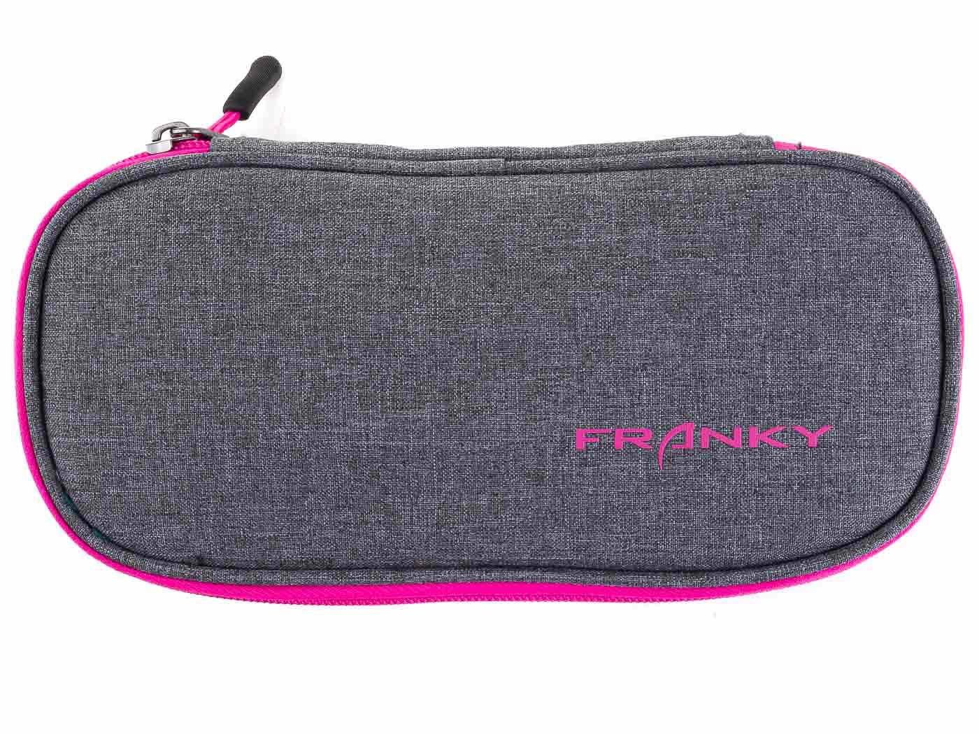 Franky Federmäppchen 621-2 Effekt Pencilcase Schlampermäppchen, (Packung, 1-tlg., leer), Reißverschlussfach