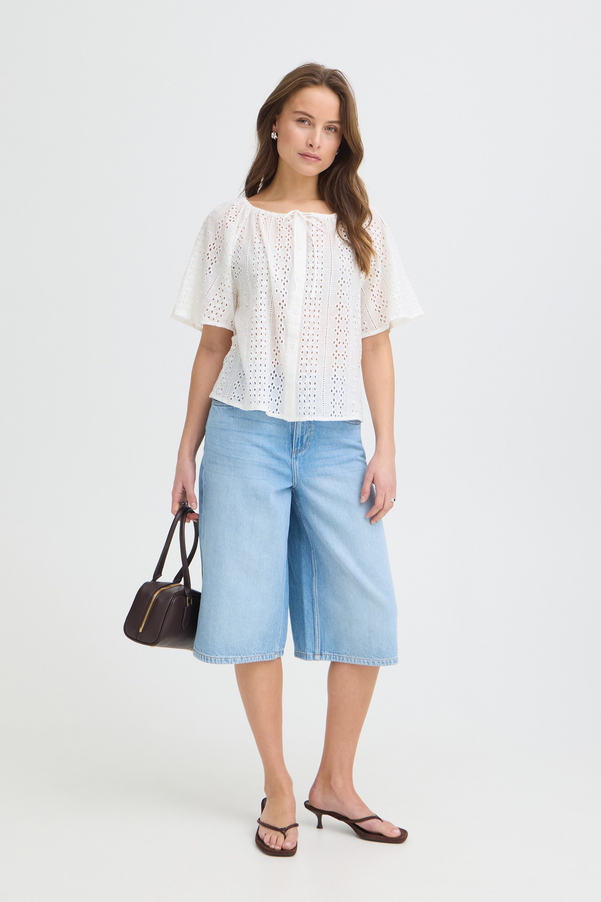 b.young Kurzarmbluse Kurzarm-Bluse BYXFAIZA
