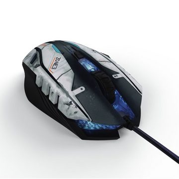 uRage USB Gaming Mouse Morph Maus mit Wechselcover Mäuse (LED Beleuchtung, Optisch mit 3200 dpi Avago Gaming-Sensor, 6 Tasten)
