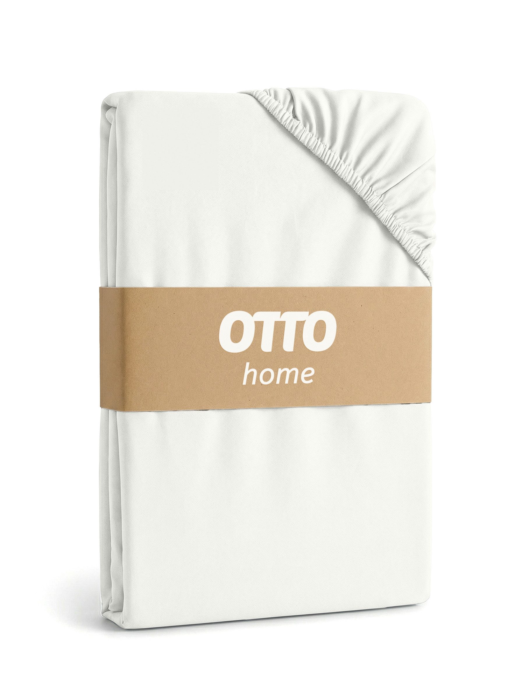 OTTO home Spannbettlaken BLACKBERRY in PREMIUM und BASIC Qualität, 100% Baumwolle, Jersey (160 g/m), Gummizug: rundum, (1 Stück), für hohe Matratzen bis 28 cm,  – Bild 3 von 5