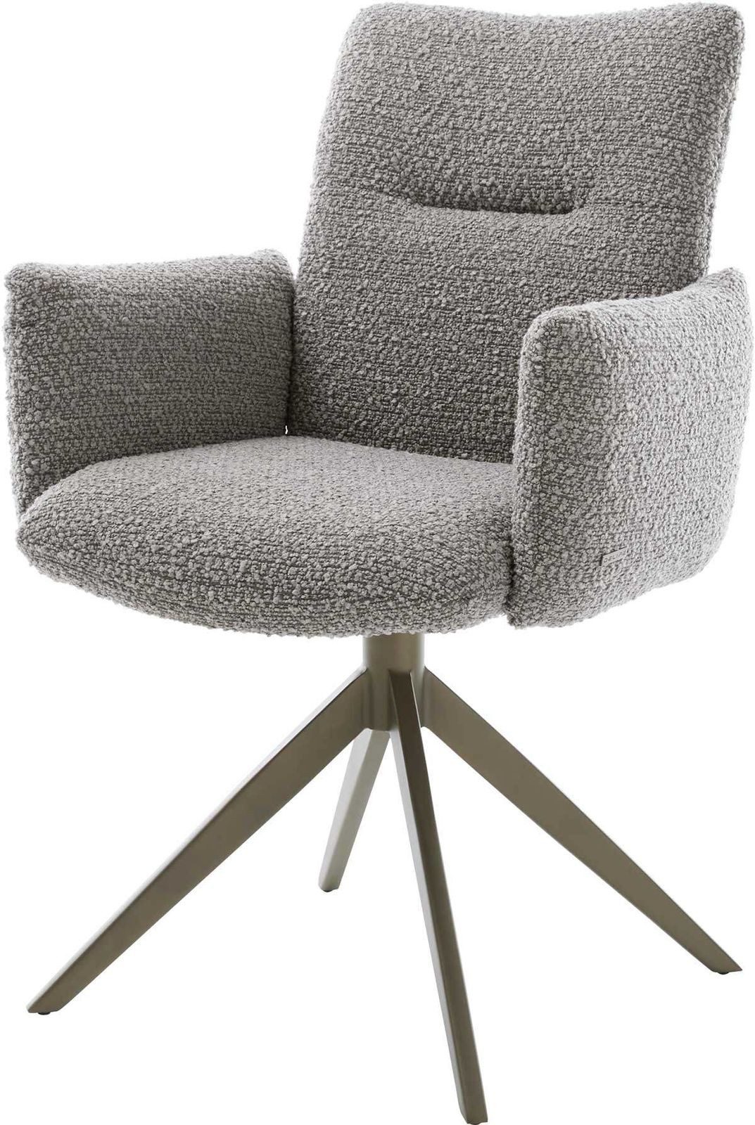 DELIFE Polsterstuhl Jova-Flex, mit Armlehnen Kreuzgestell günstig online kaufen