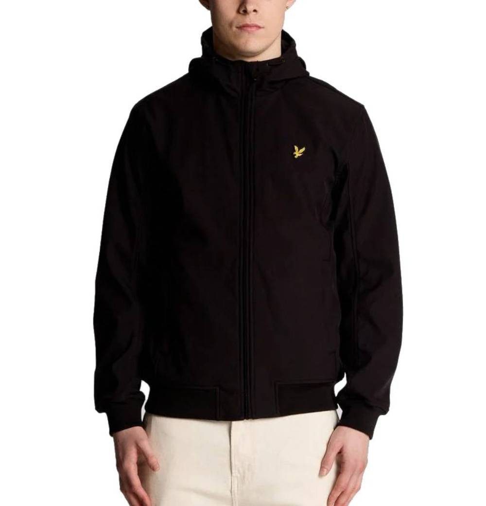 Lyle & Scott Softshelljacke Jacke Lyle & Scott Mesh Black Softshell