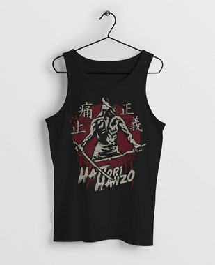 Neverless Tanktop Herren Tank-Top Samurai japanische Schriftzeichen Schriftzug Hattori Hanzo Muskelshirt Muscle Shirt Neverless® mit Print
