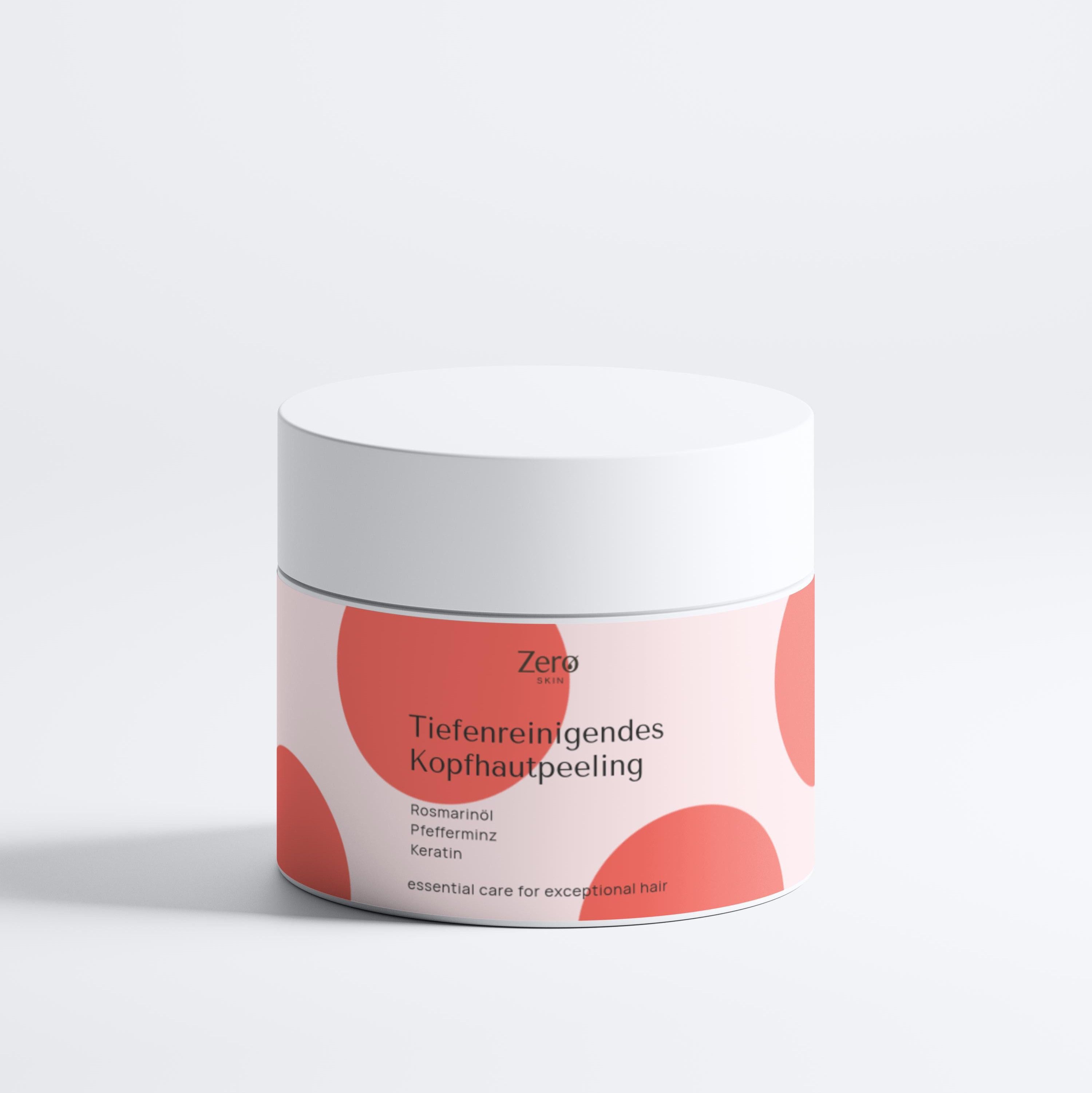 Zero Skin Kopfhautpeeling Tiefenreinigendes Kopfhautpeeling - 170 ml, COSMOS Natural zertifiziert