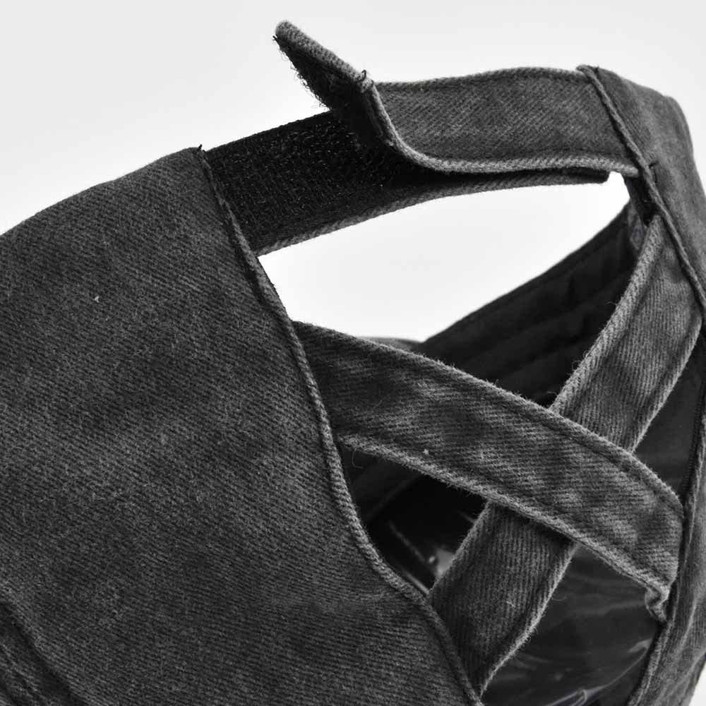 Zaewry Baseball Cap Pferdeschwanz Baseballkappe Damen Sommer Einstellbare Schnell trocknende Atmungsaktiv Baseballmütze Unisex Criss Cross Hüte – Bild 5 von 5