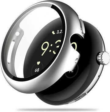 MSM Smartwatch-Hülle Hülle für Google Pixel Watch Panzerfolie Case Display Schutzglas