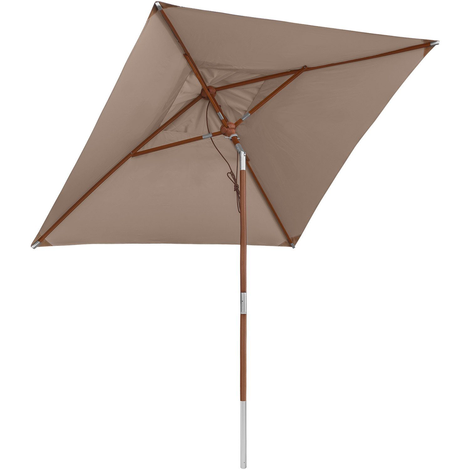 anndora-sonnenschirm Sonnenschirm Gartenschirm quadratisch, LxB: 200,00x200 günstig online kaufen