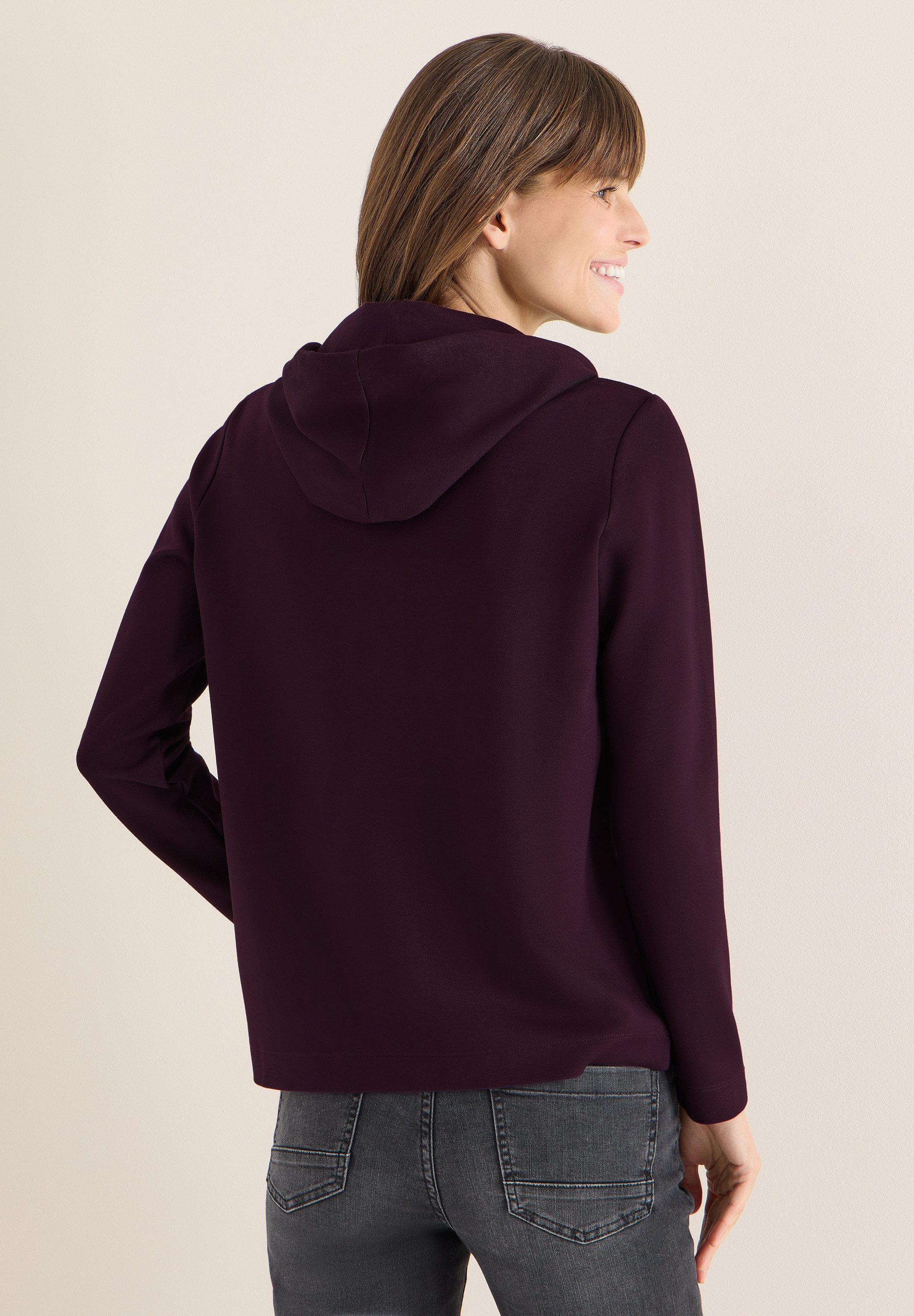 CECIL Langarmshirt mit schimmerndem Folienprint günstig online kaufen