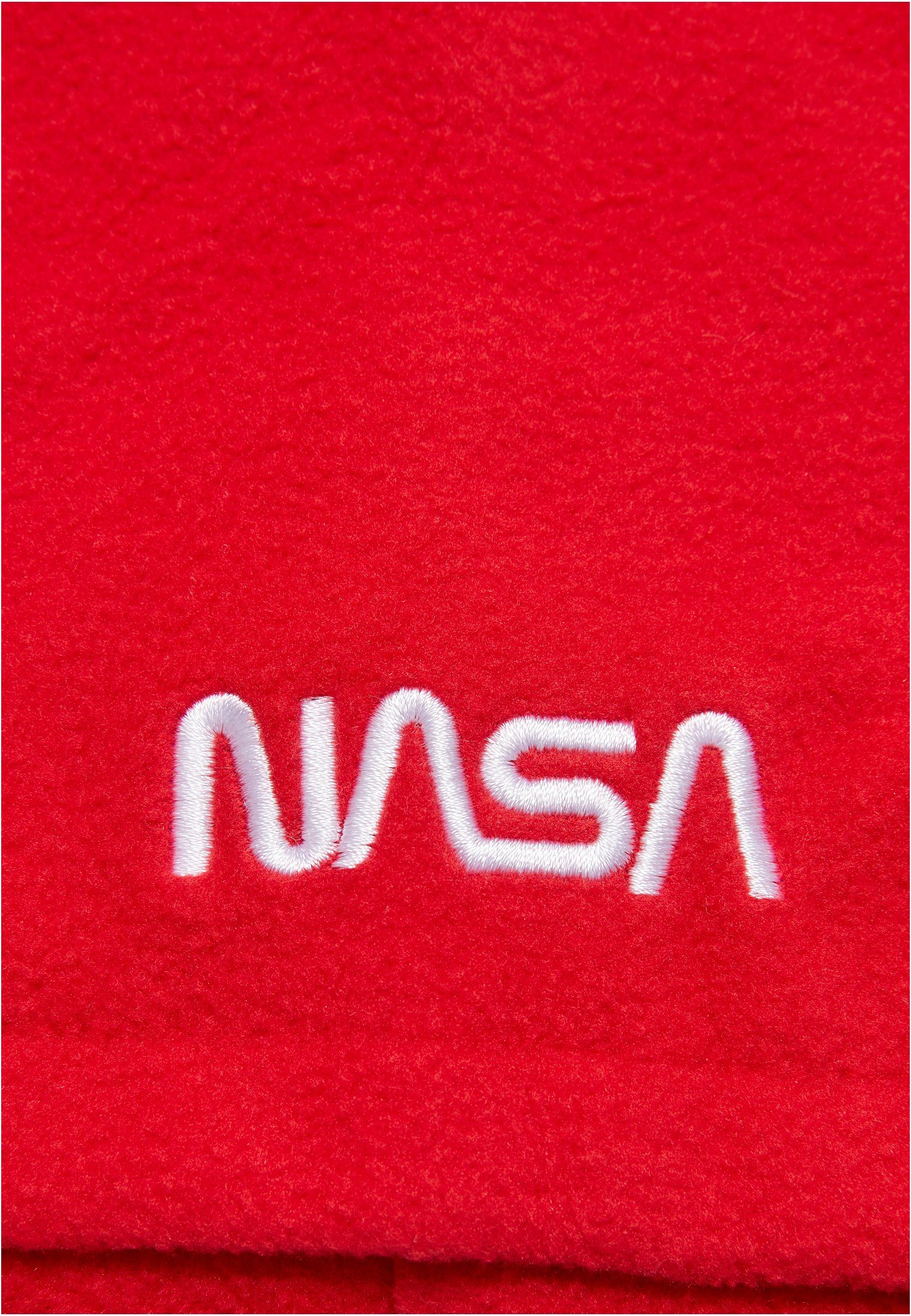 red NASA MisterTee Fleece Set Baumwollhandschuhe Accessoires