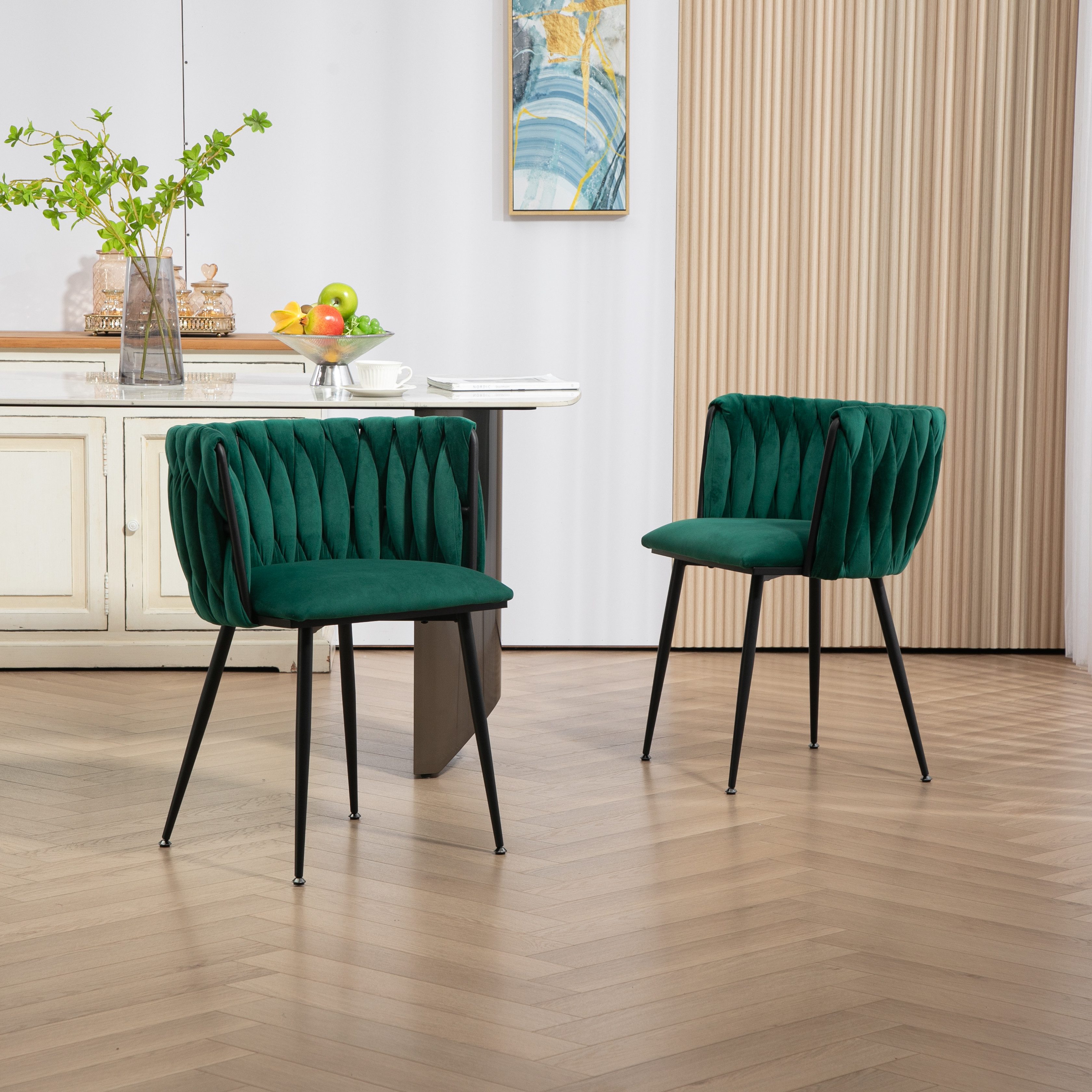 OKWISH 4-Fußstuhl Leisure Esszimmerstühle Akzentstuhl Lounge günstig online kaufen